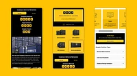 3 different images showing phone screens with the cleveland website highlighting the responsive web design