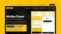 image showing the cleveland website on a PC